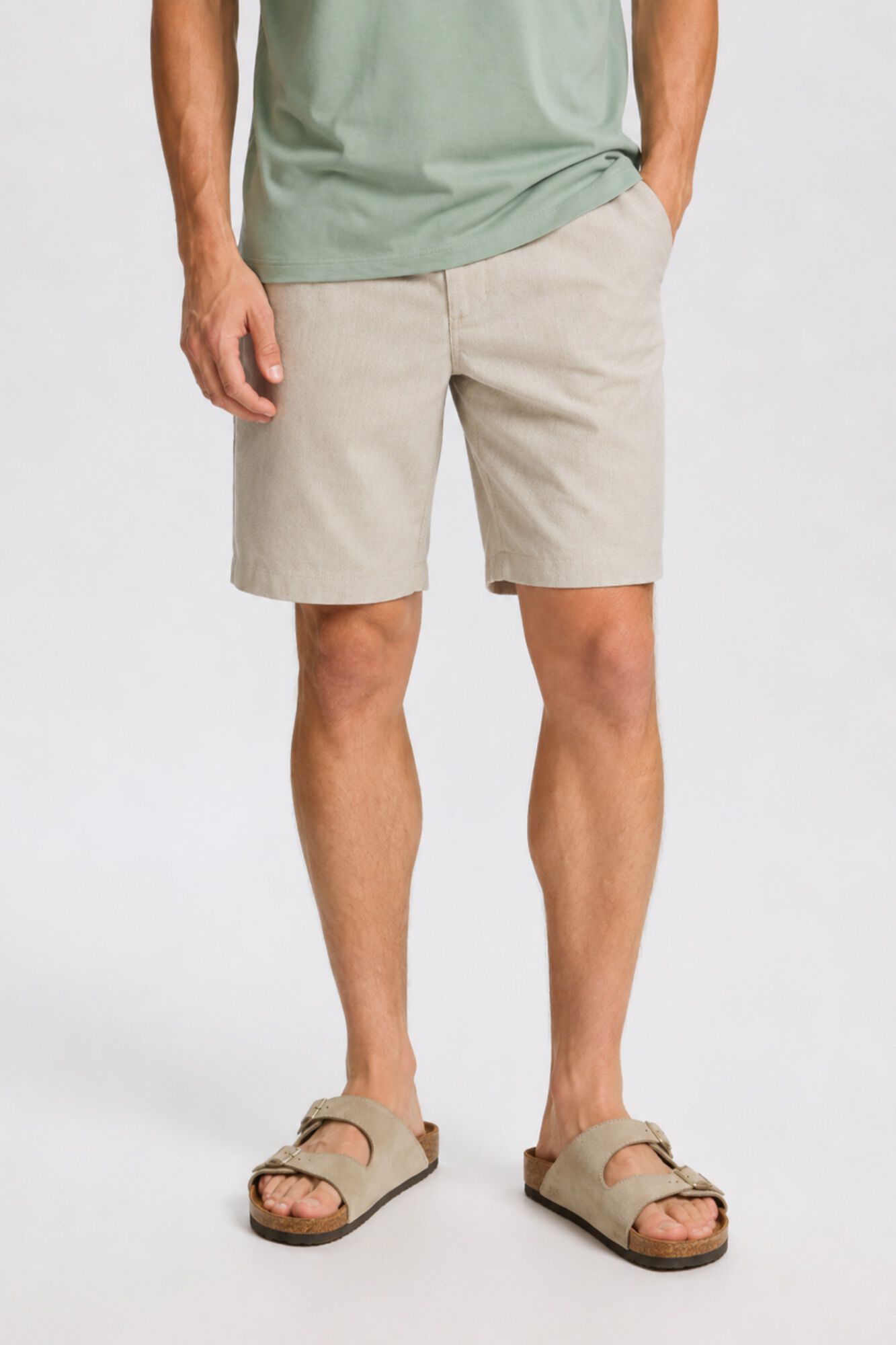 Selected Bermuda Relaxed Fit Tostado