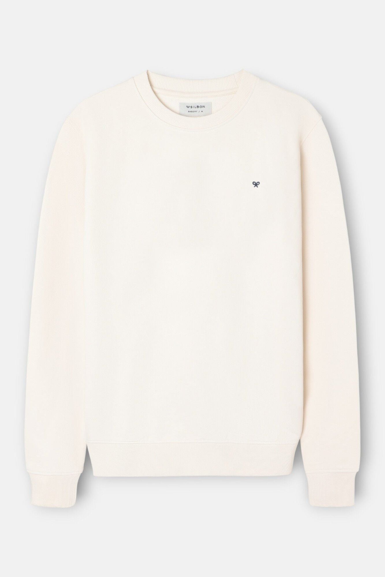 Silbon Sweatshirt de raquete &eacute;tnica Ecru