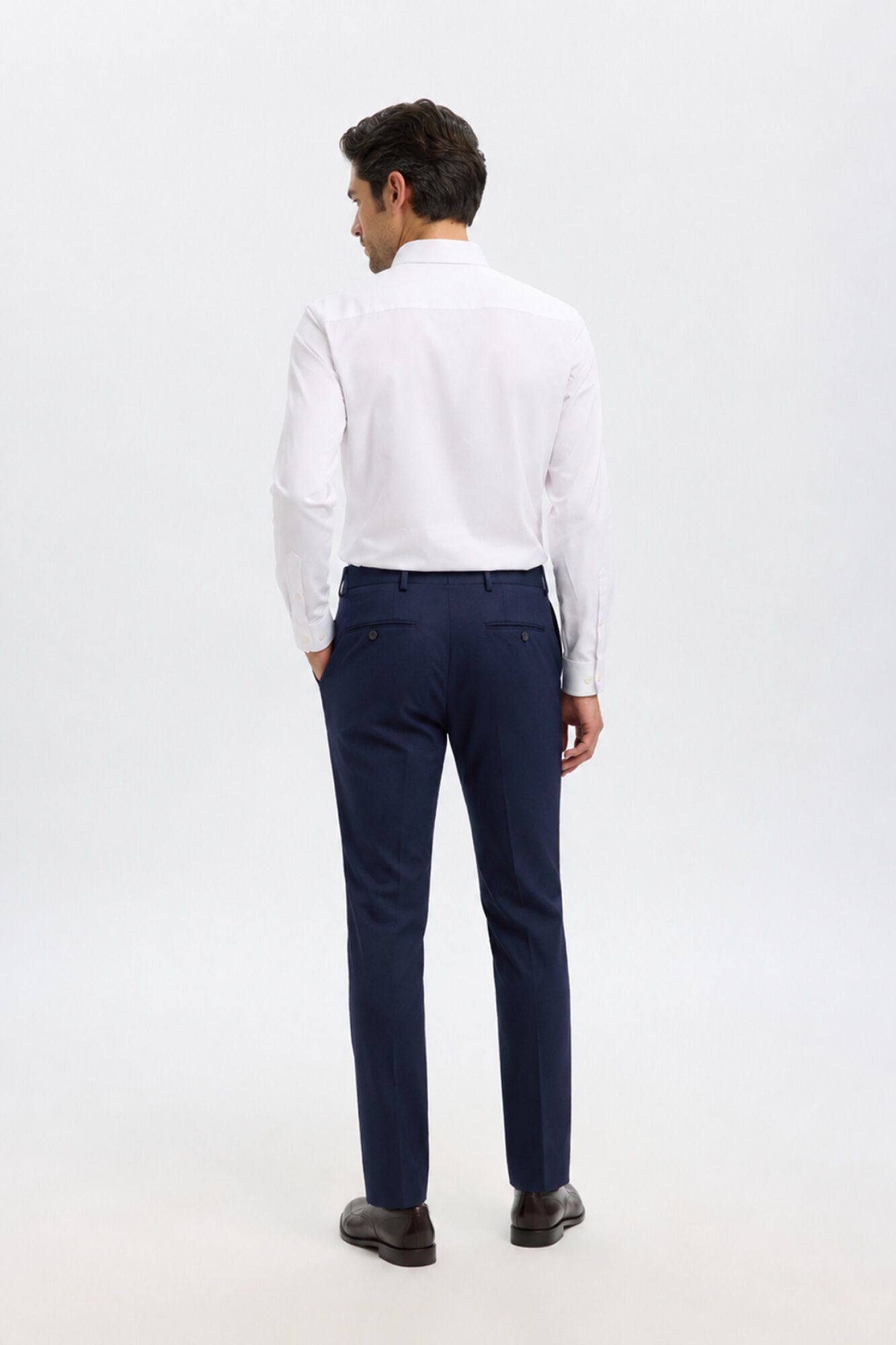 Selected Cal&ccedil;as de fato Slim Fit Azul
