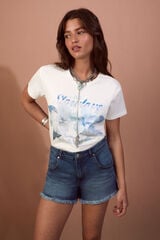 Slowlove T-shirt estampada Multicolorido