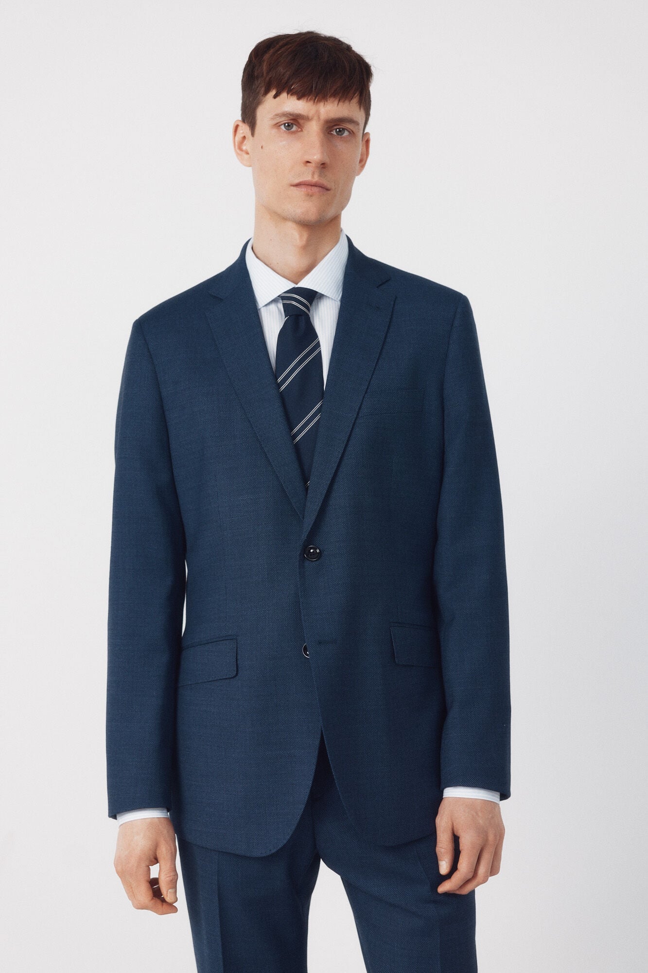Cortefiel COOLMAX&reg; bird's eye suit blazer