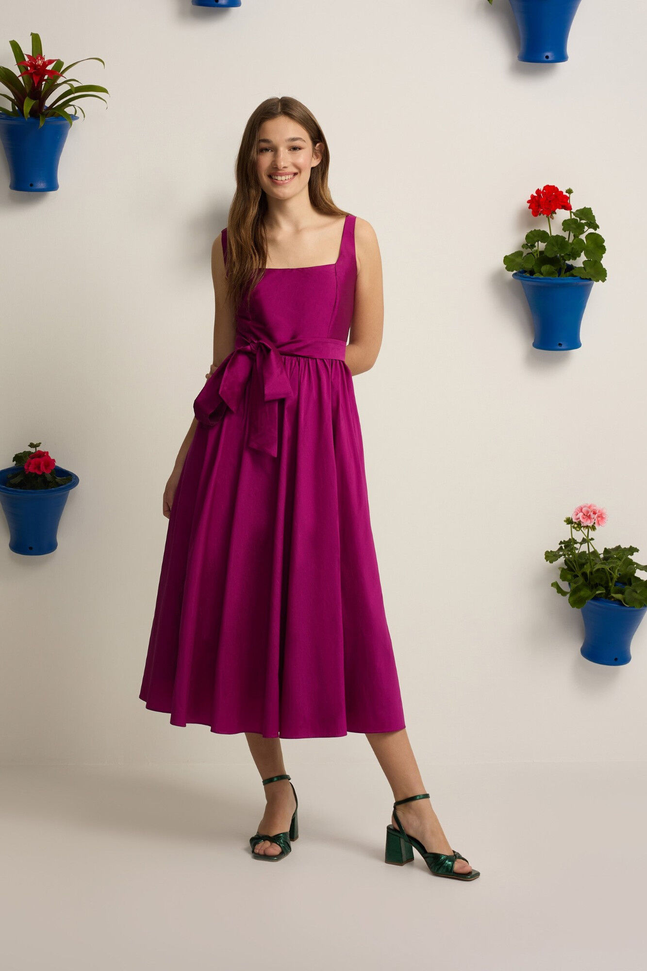 Silbon Vestido Event Collection tafeta