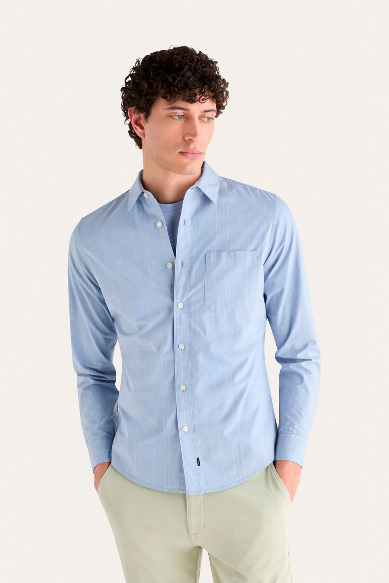 Dockers Camisa slim Azul