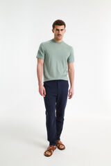 Selected Linen chinos Blue