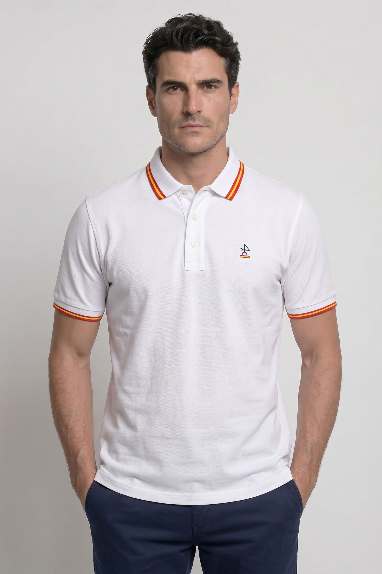 Valecuatro Polo logo cl&aacute;ssico Espanha Branco
