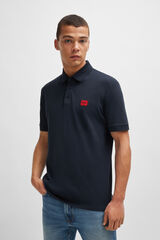 HUGO Short-sleeved polo shirt Blue