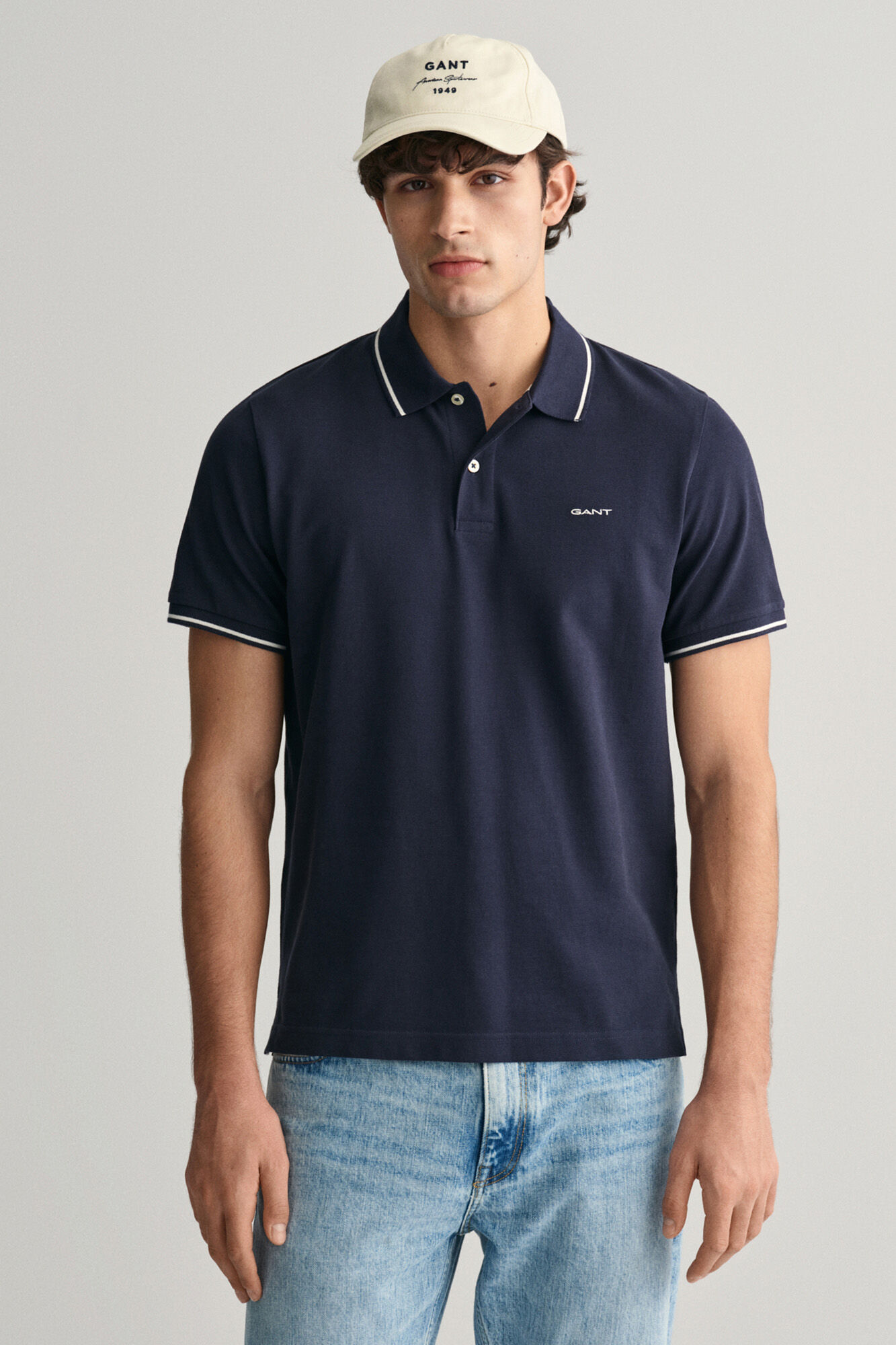 Gant Tipped Piqu&eacute; Polo Shirt