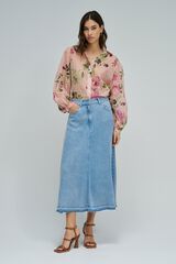 Salsa Jeans Saia denim leve Azul