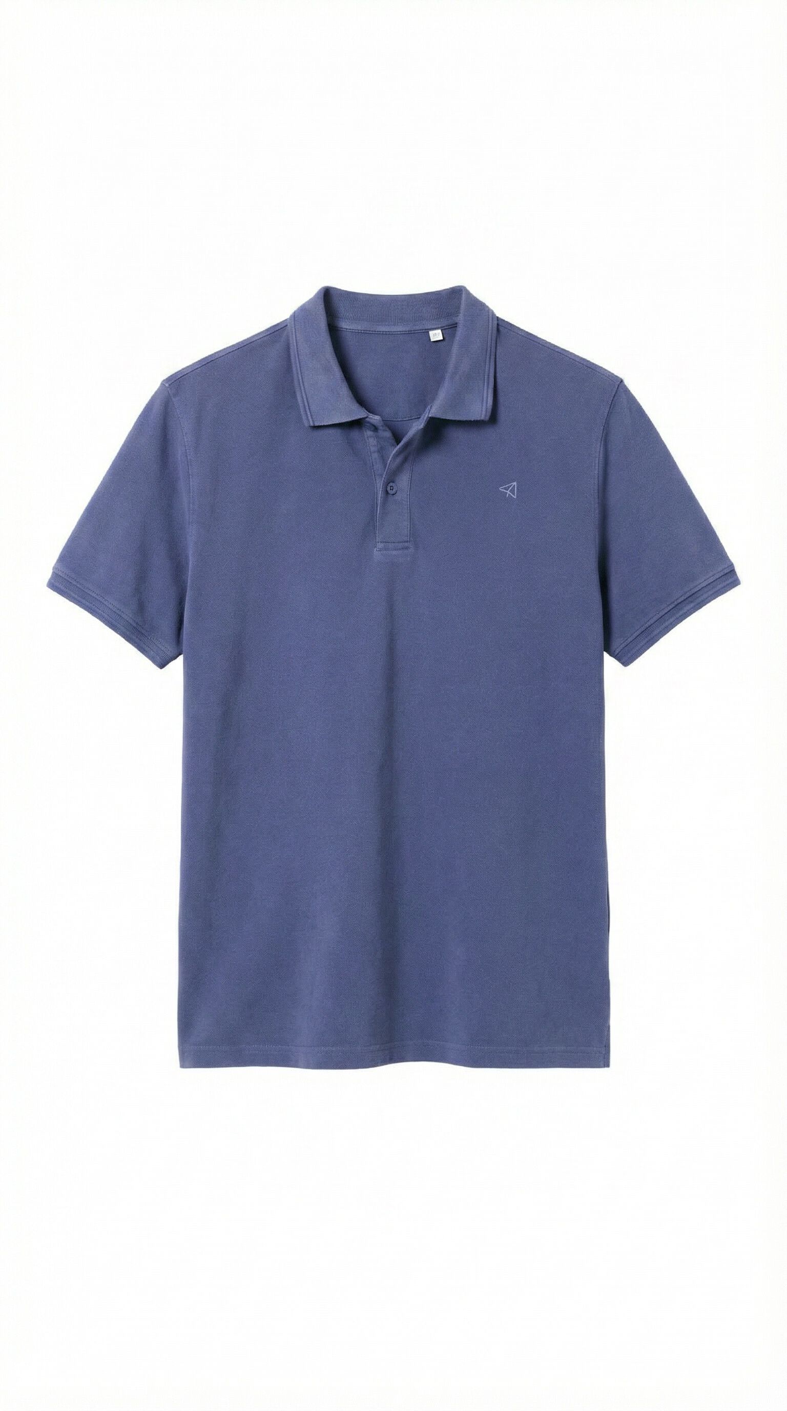 OOTO Piqu&eacute; basic polo shirt Blue