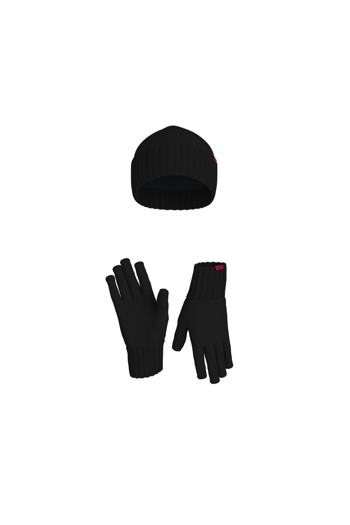 HUGO Set gorro y guantes