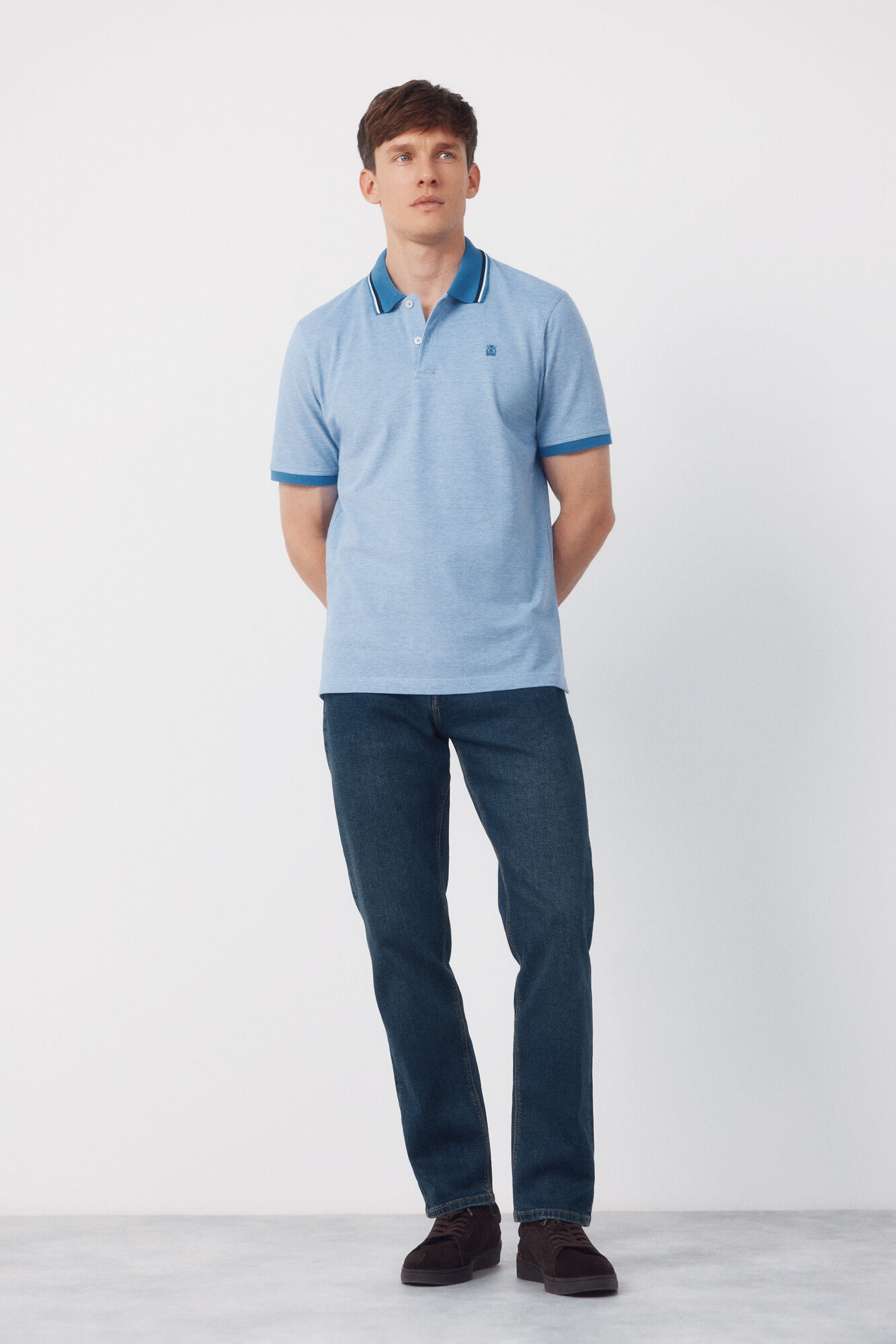 Cortefiel Oxford polo shirt