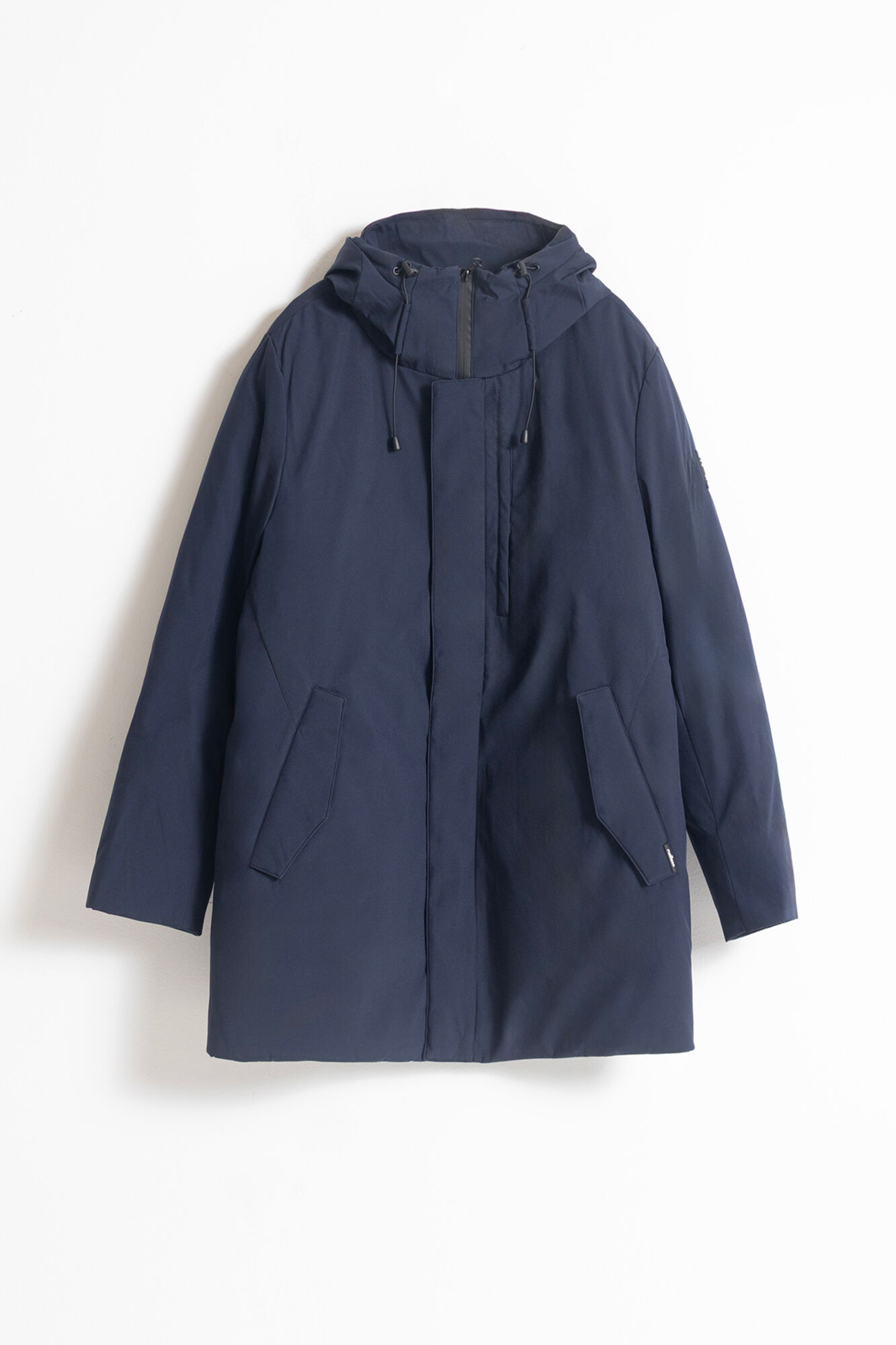 PuroEGO Technical parka with sand hood Navy
