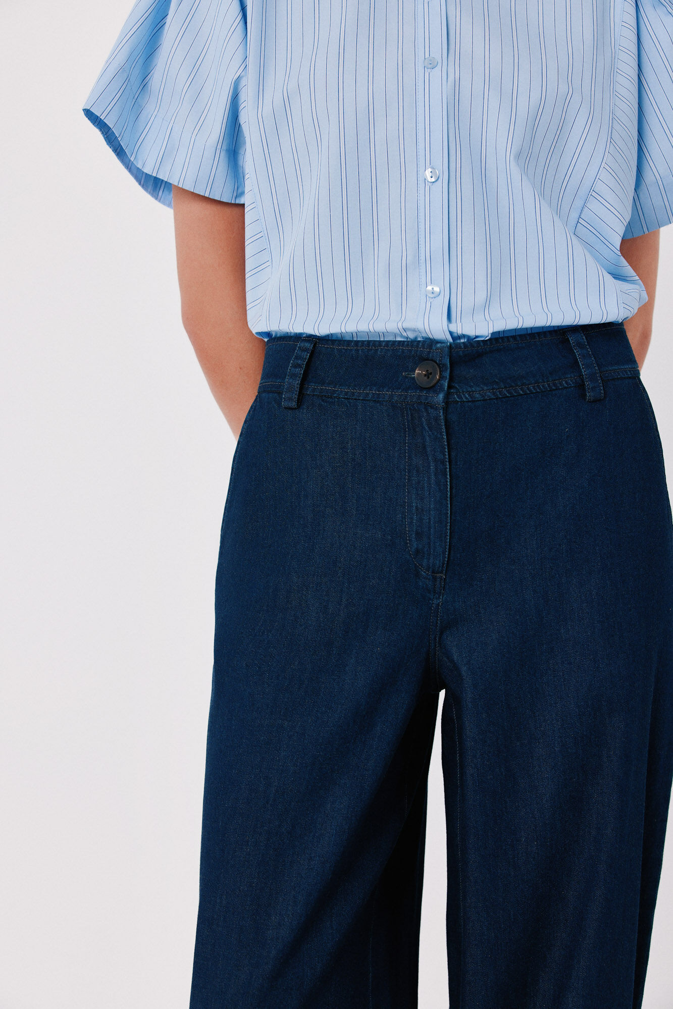 Cortefiel Baggy jeans Blue