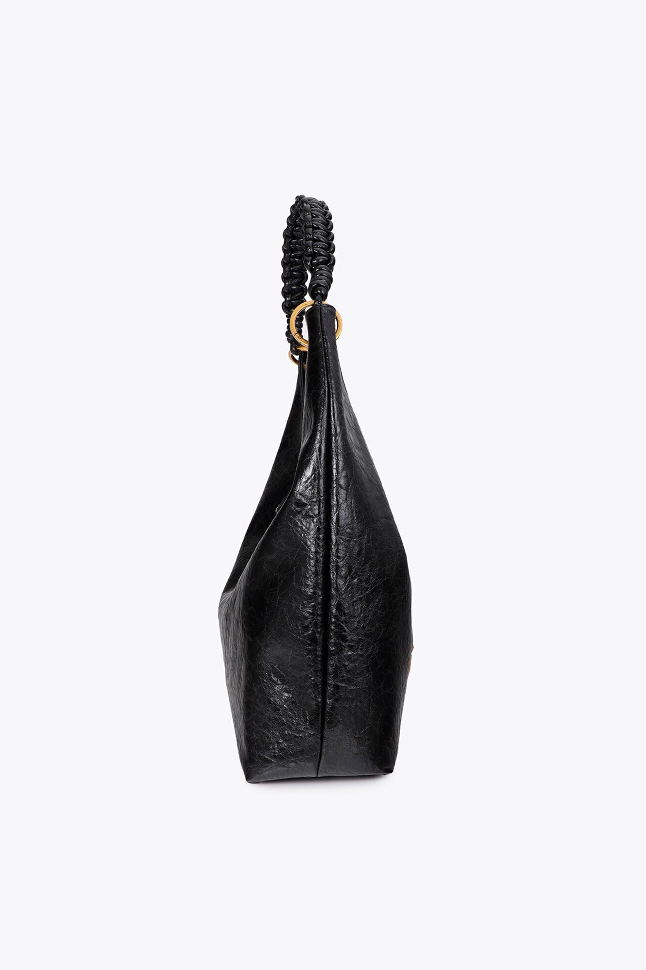 Lola Casademunt Mala tote bag com detalhe de al&ccedil;a entran&ccedil;ada Preto