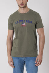 Us Polo T-shirt de manga curta Verde