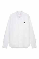 Us Polo Camisa cuello sport Blanco
