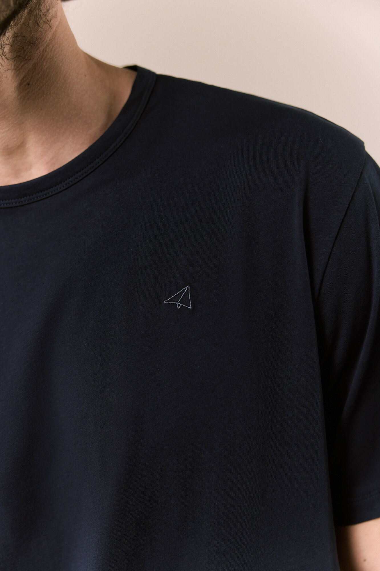 OOTO T-shirt b&aacute;sica leve Azul