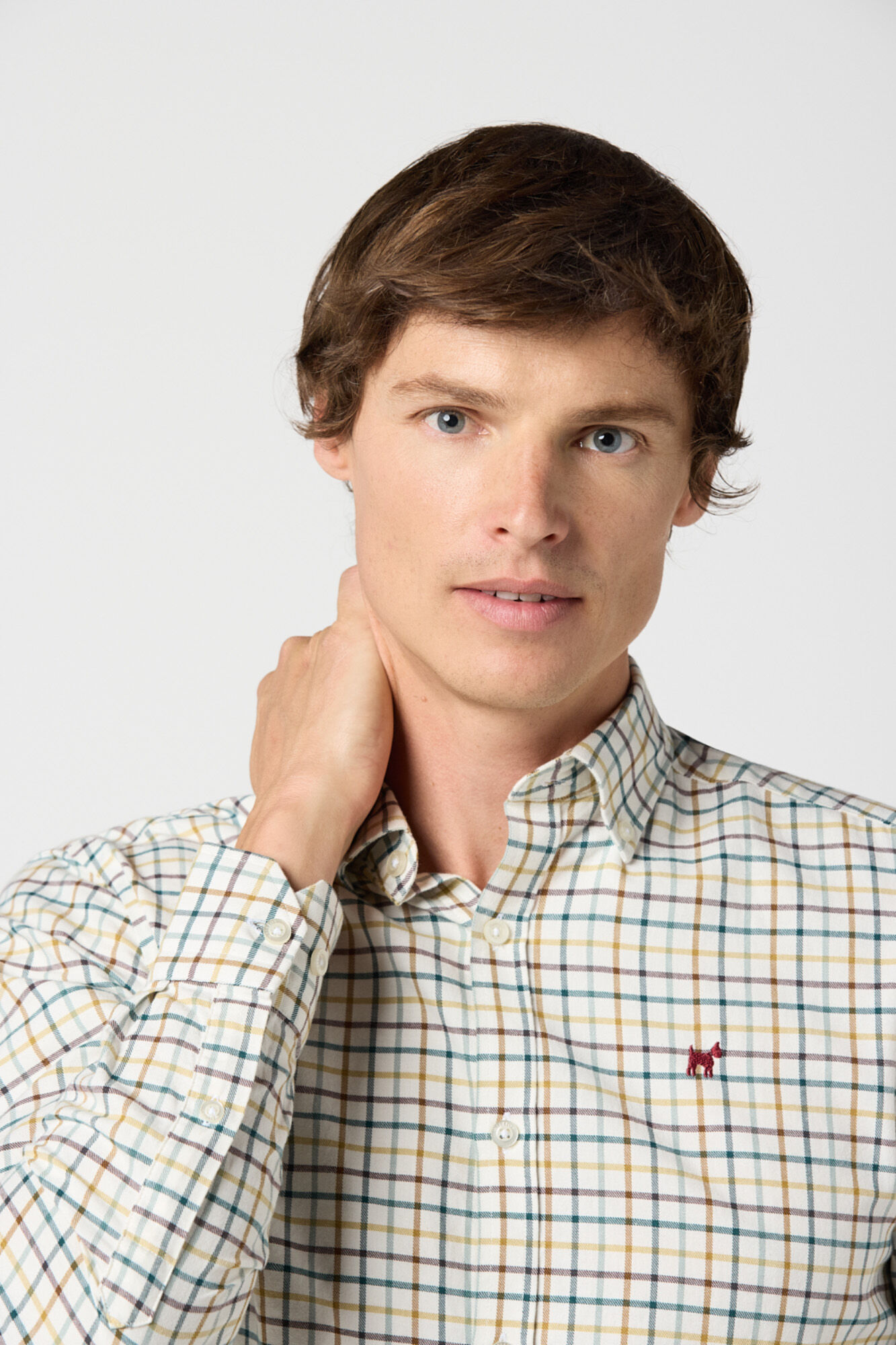 Williot Camisa de espiga aos quadrados Multicolorido