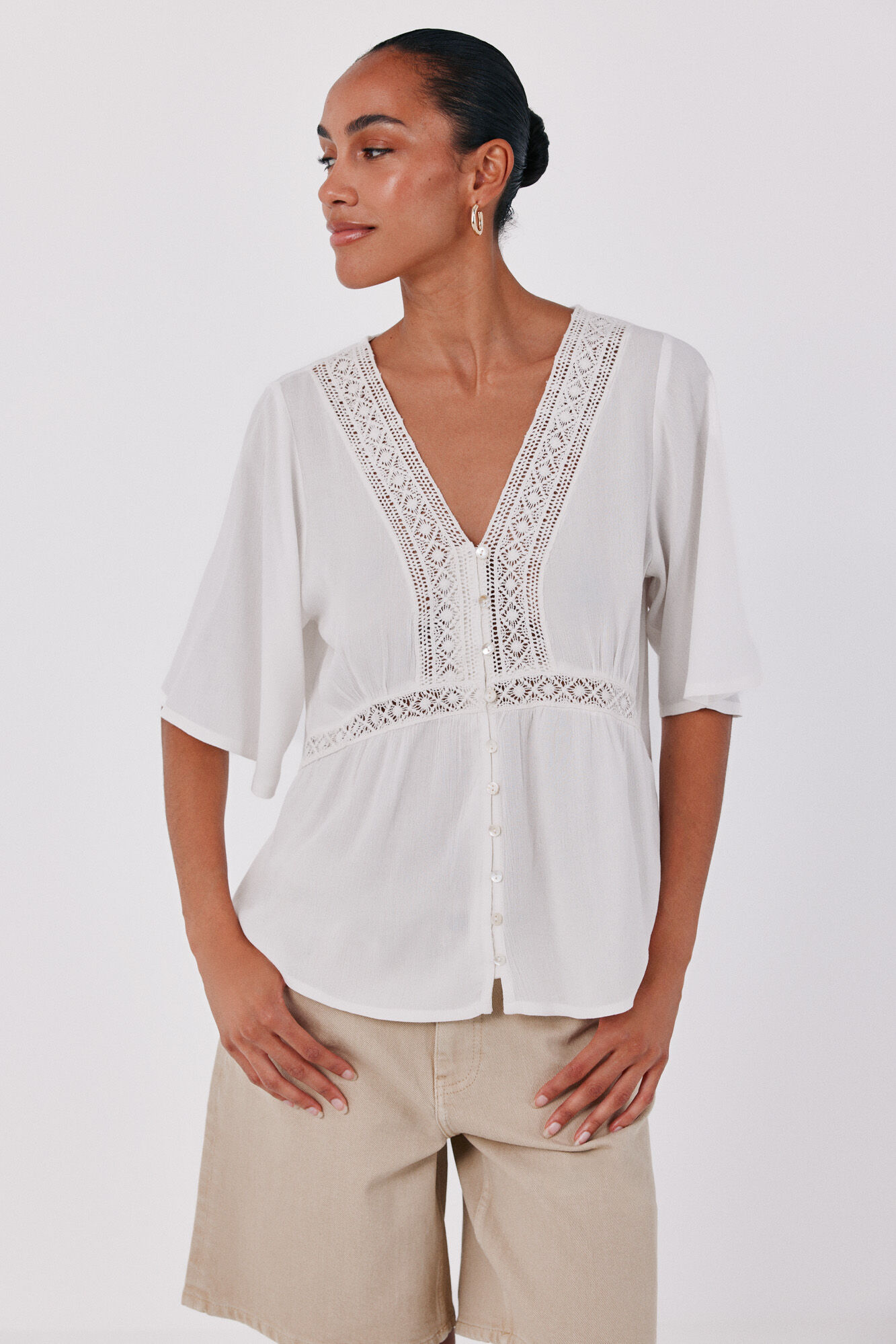 Cortefiel Lace blouse