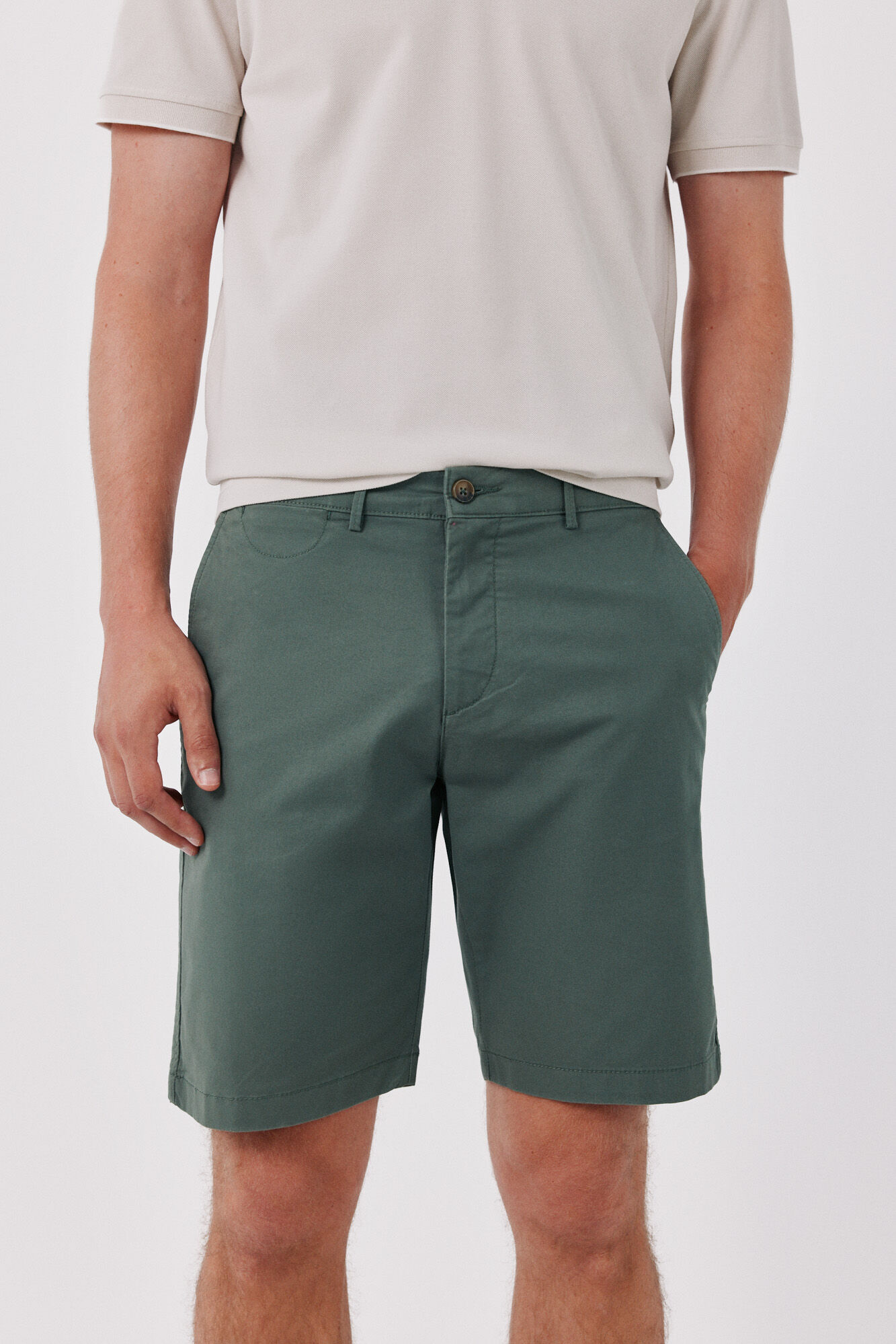 Cortefiel Basic regular Bermuda shorts