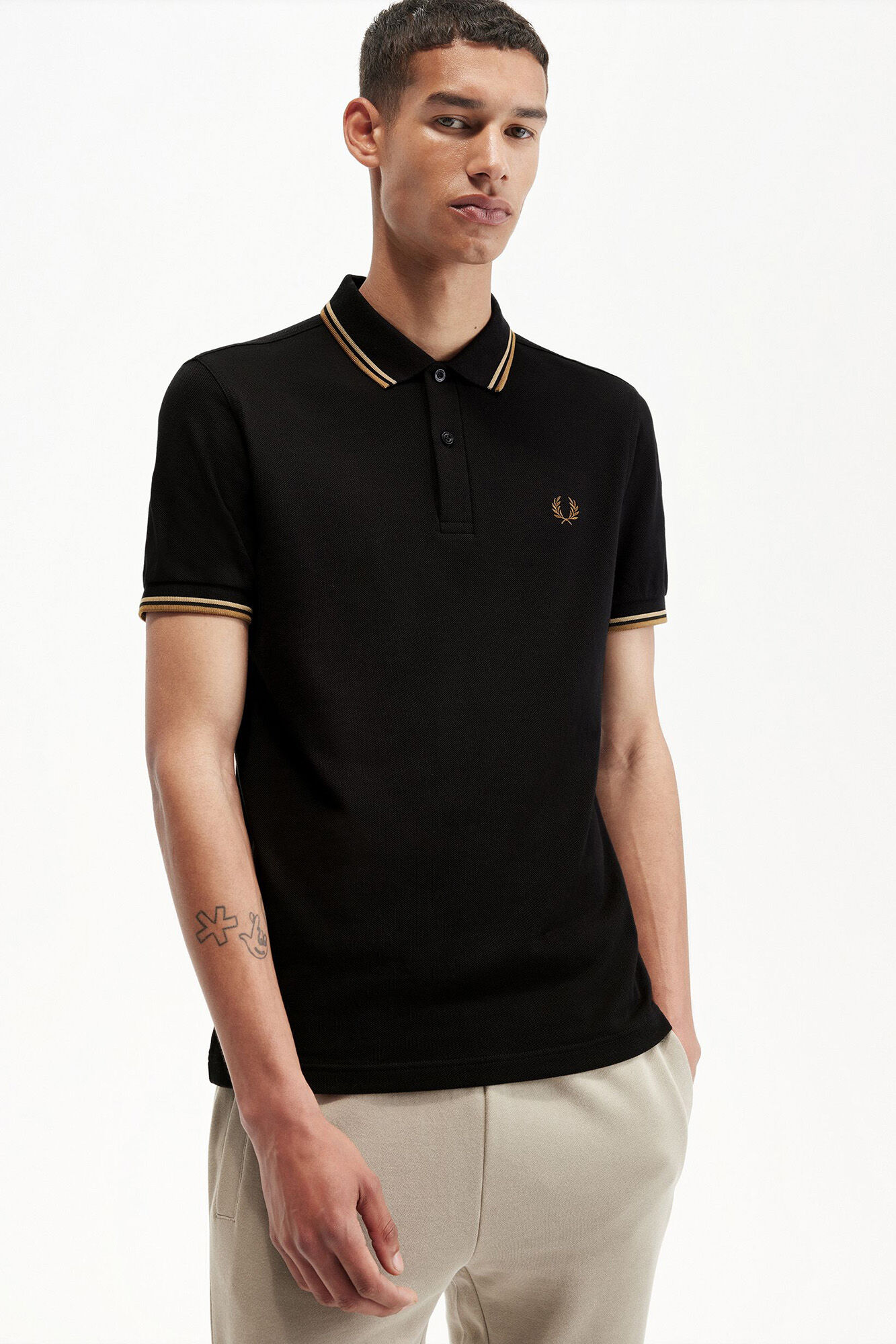Fred Perry Short-sleeved polo shirt Black