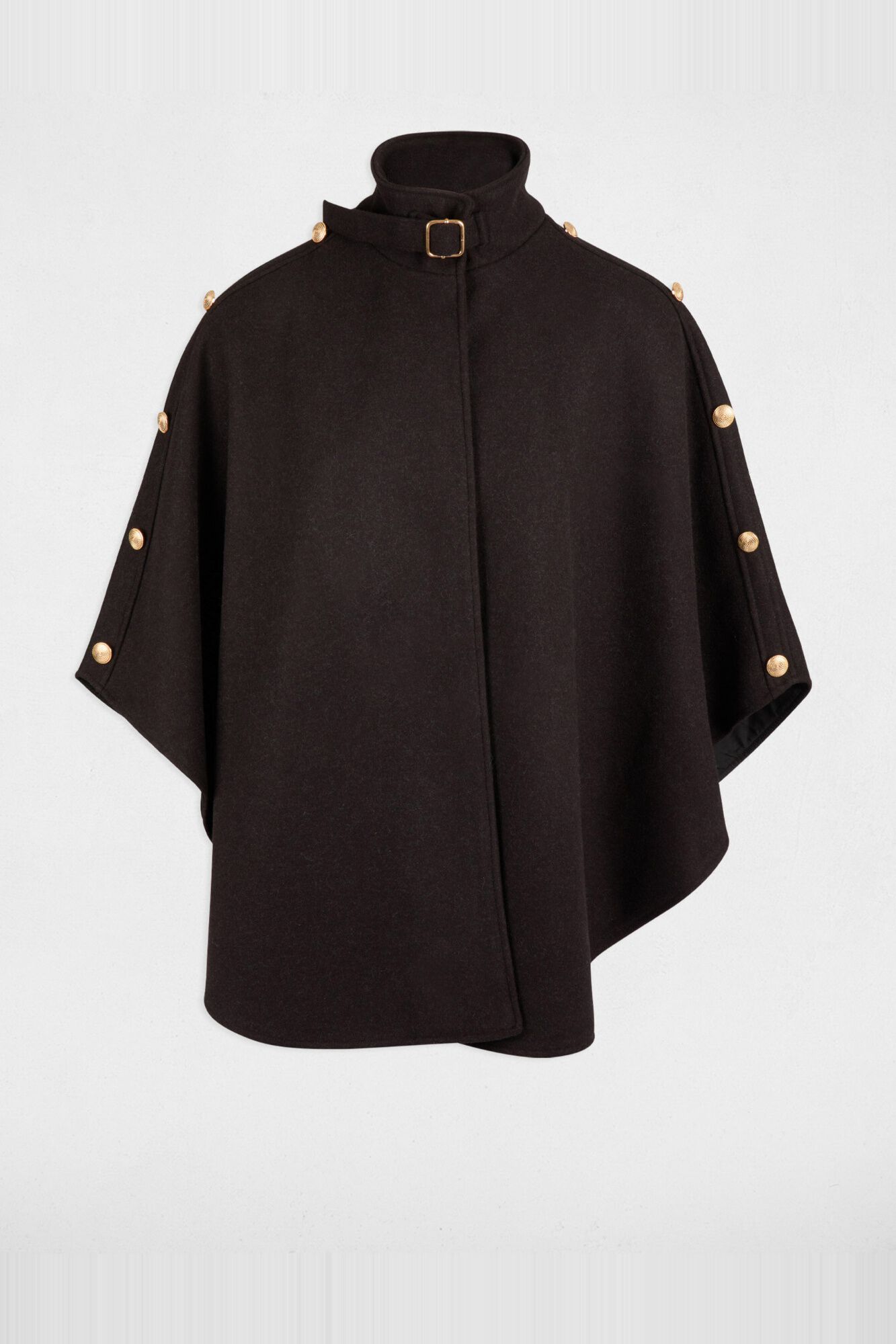 Morgan Poncho de cuello alto