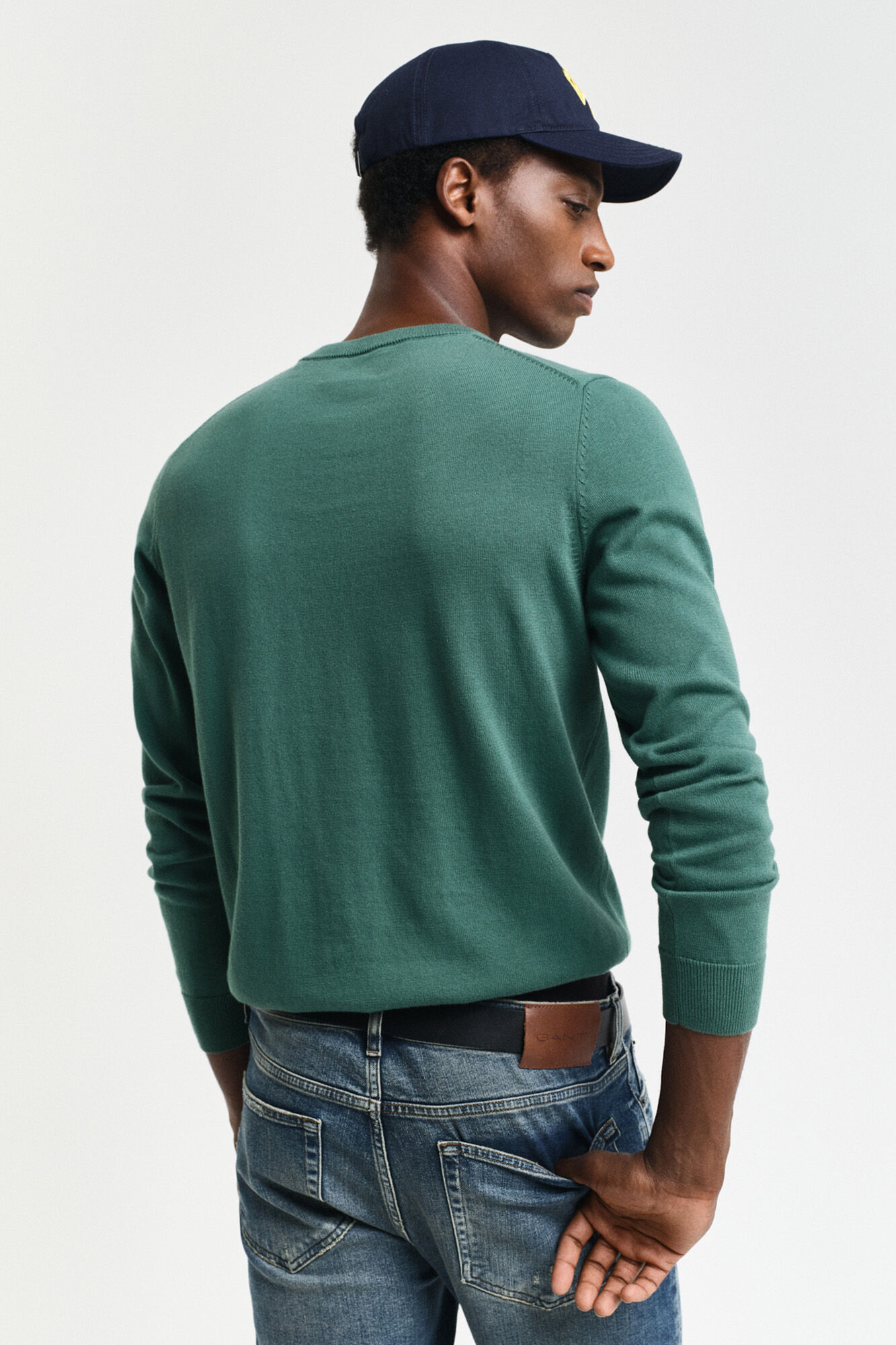 Gant Cotton classic jumper Green
