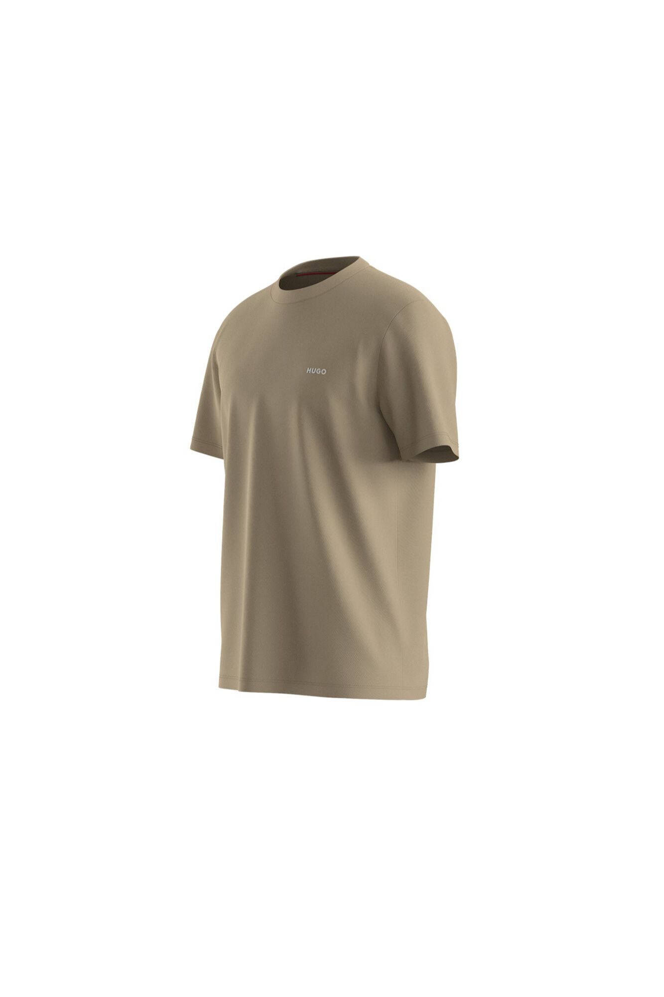 HUGO Short sleeve T-shirt Beige
