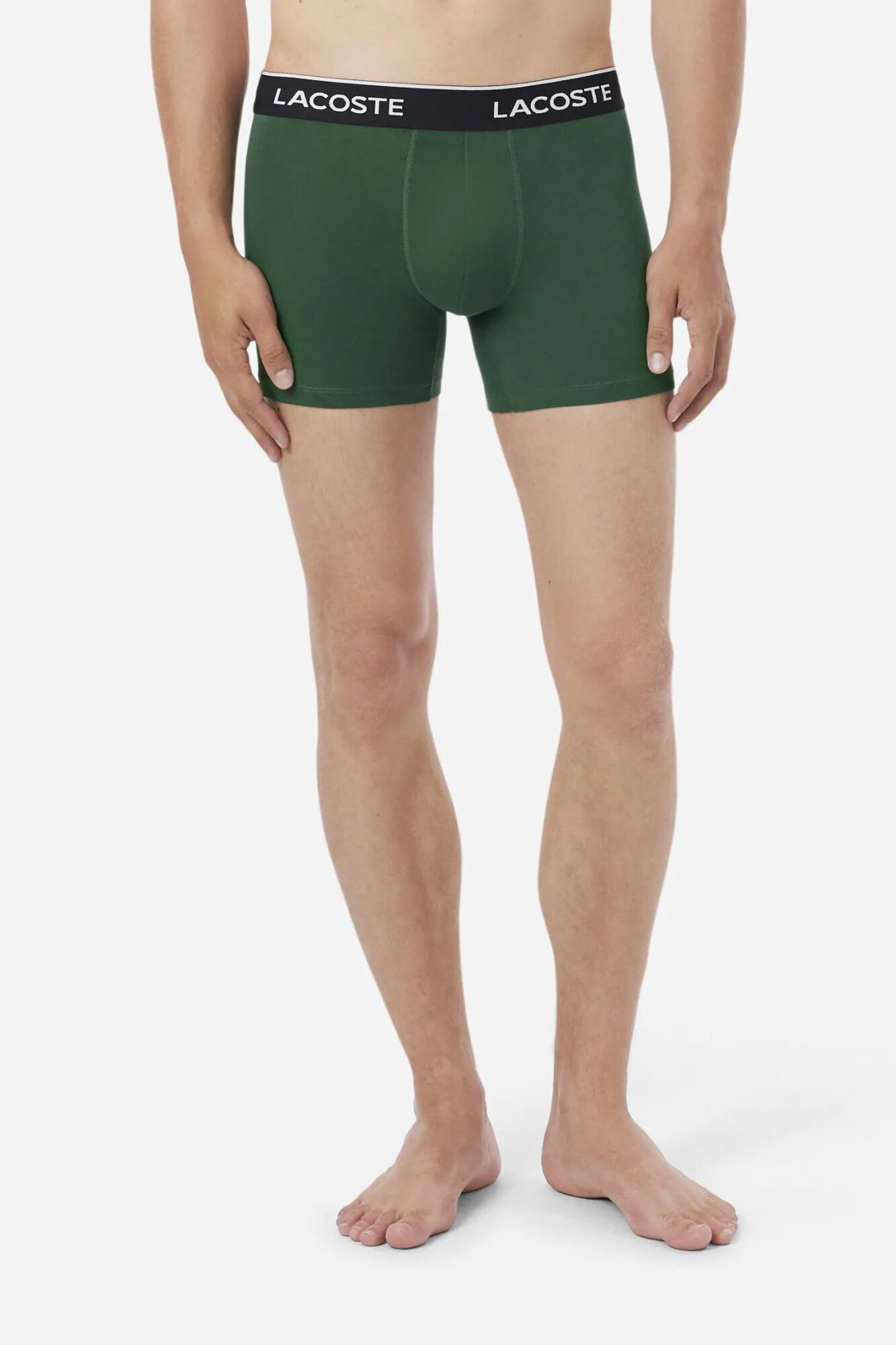 Lacoste Pack 3 b&oacute;xer cintura el&aacute;stica