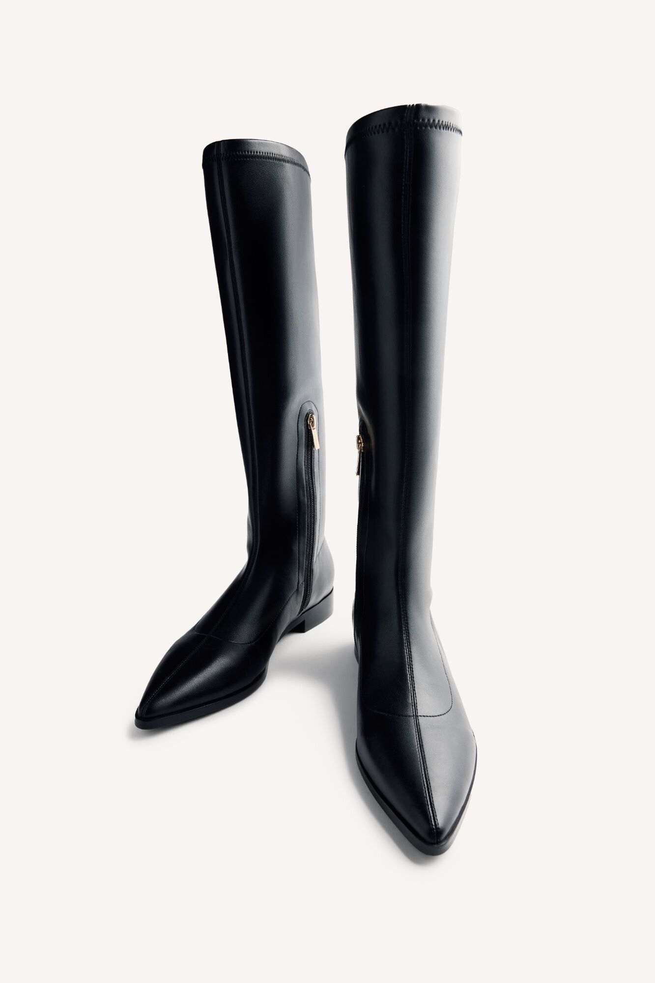 Gioseppo Elastic high boots Black