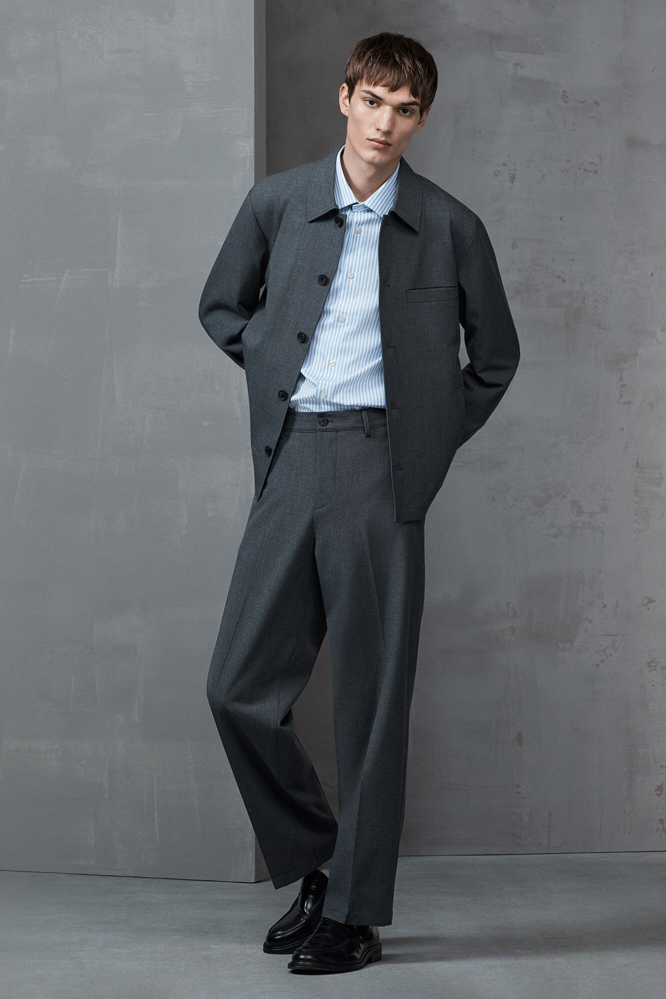 Selected Camisa de vestir slim fit Azul