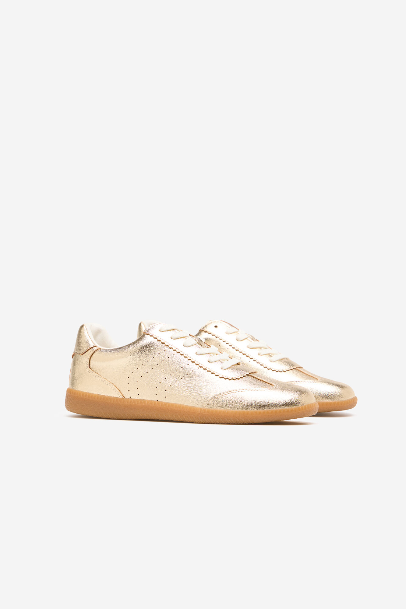 Cortefiel Sapatinho dourado Dourado