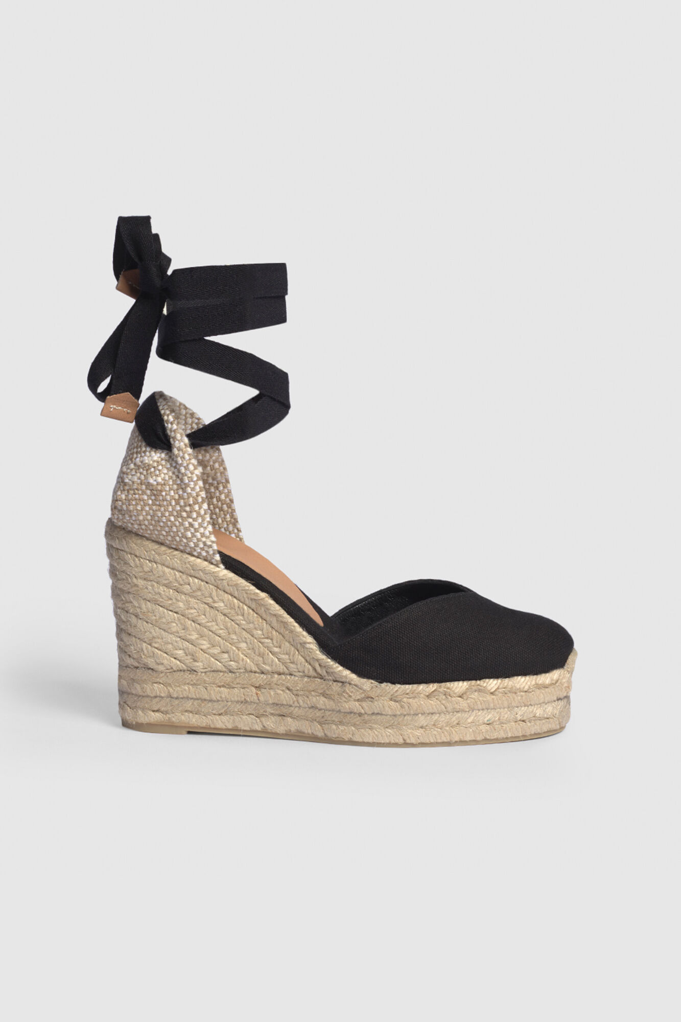Casta&ntilde;er Chiara wedge espadrille made in canvas