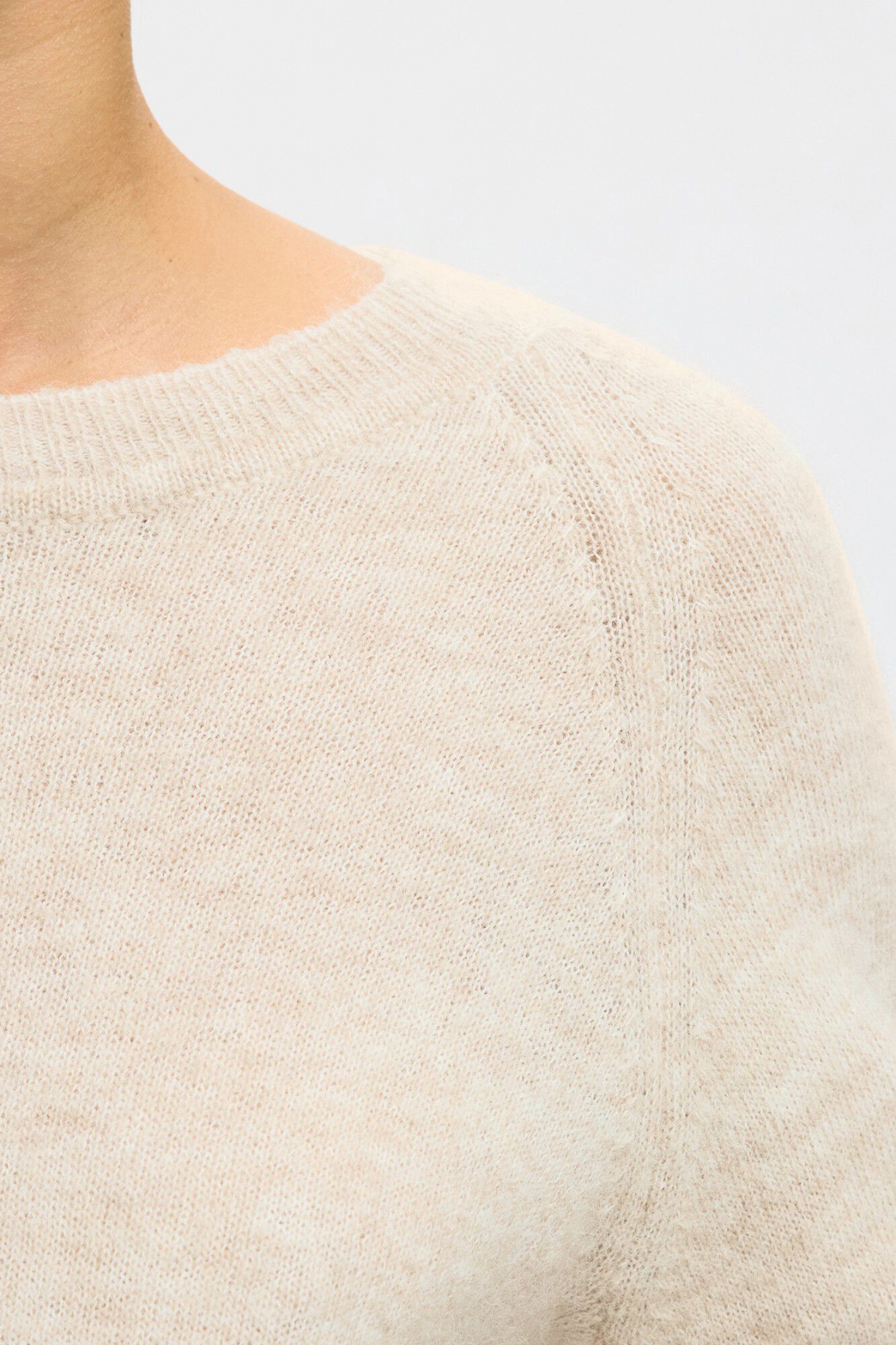 Selected Camisola de l&atilde; e alpaca