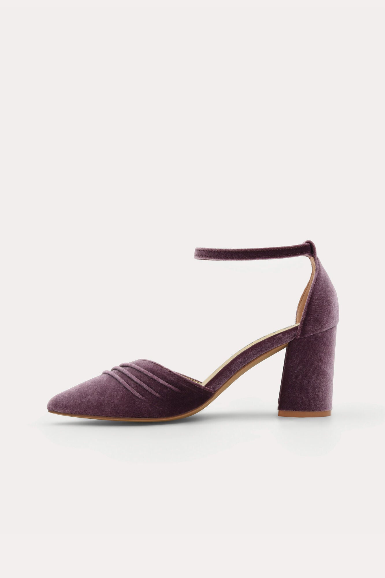 Azarey Zapato terciopelo puntera cerrada