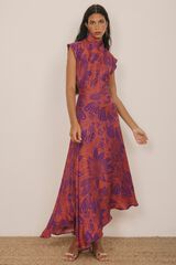 Cherubina Vestido Joanna Roxo