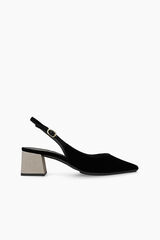 Lodi Sapatos de veludo Preto