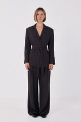 Cortefiel Pantal&oacute;n mujer de vestir Marr&oacute;n oscuro