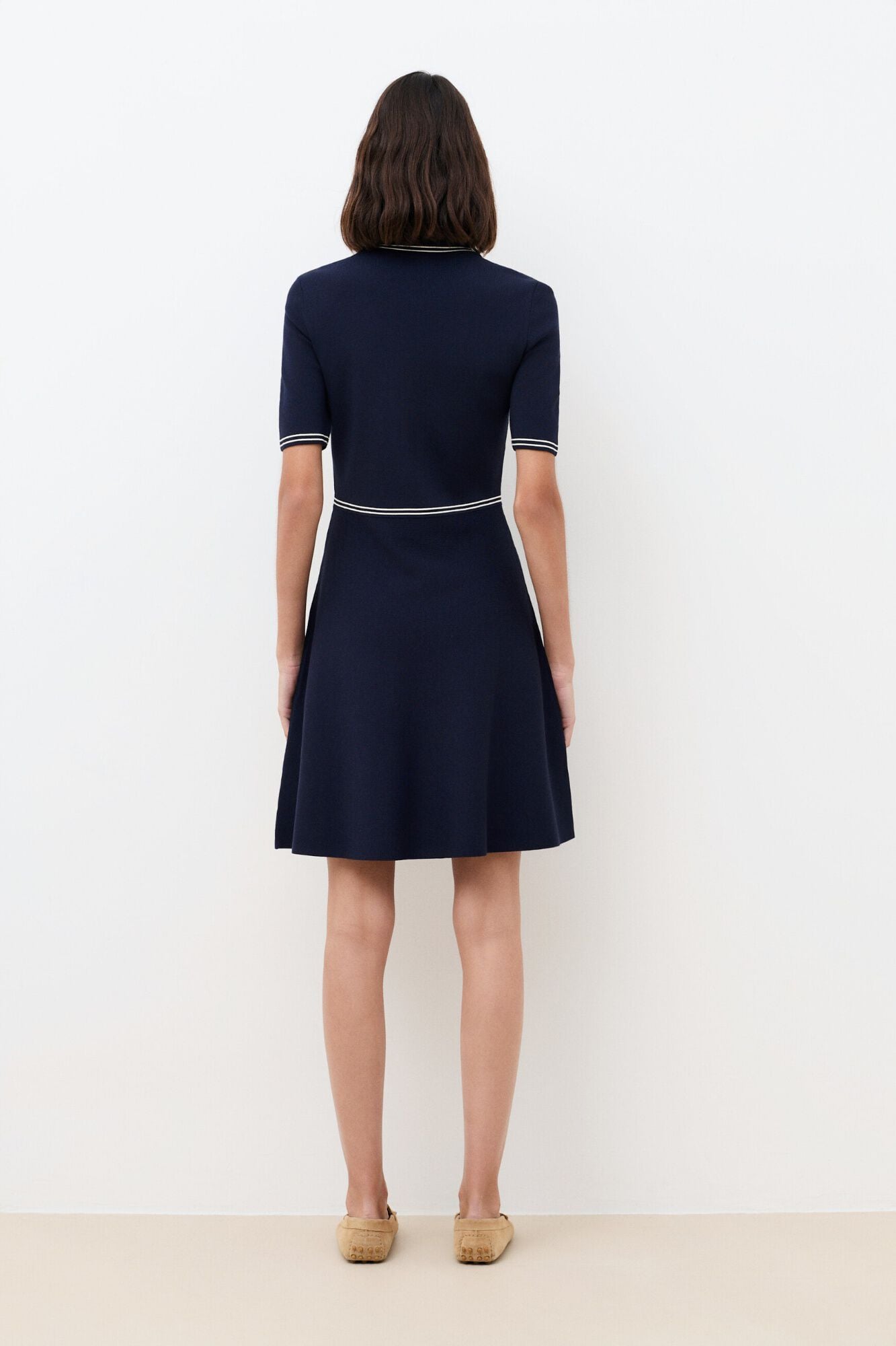 Caroll Vestido midi Rmacao Azul