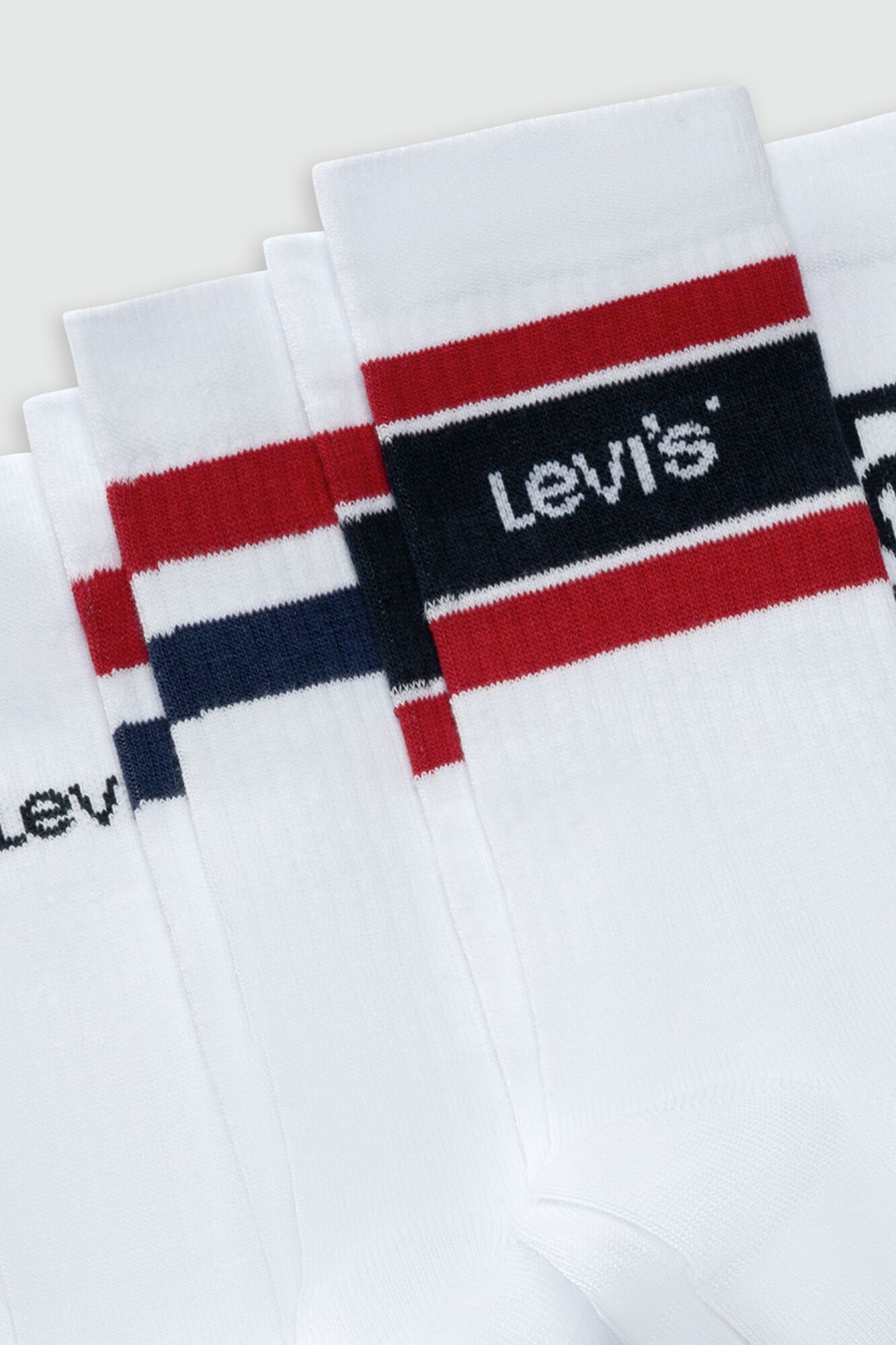 Levi's Pack de 4 meias m&eacute;dias Levi's&reg; Multicolorido