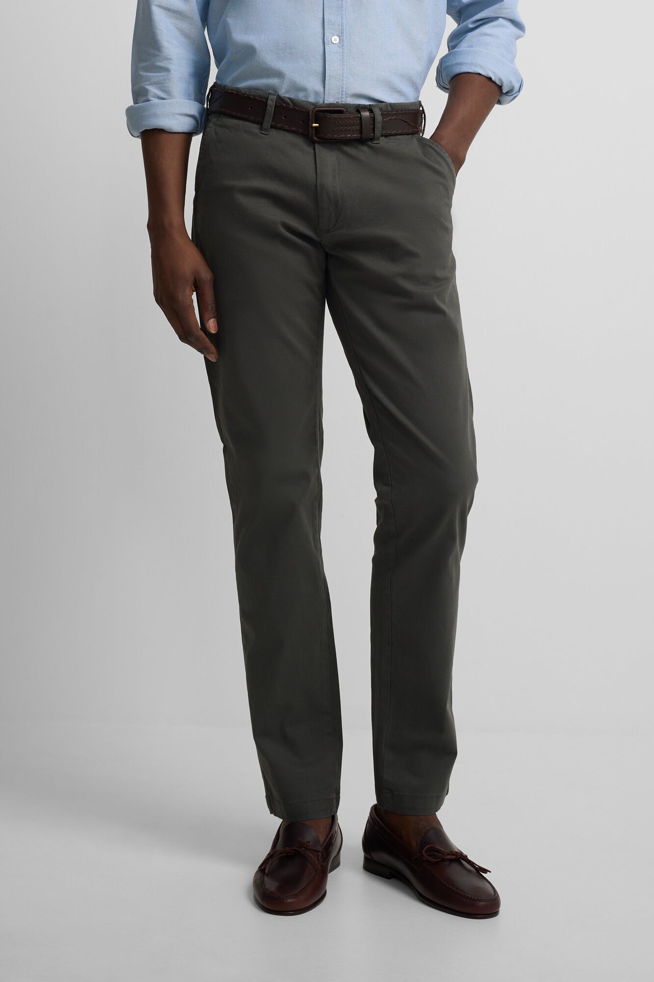 Silbon Cal&ccedil;as chino desportivas Verde