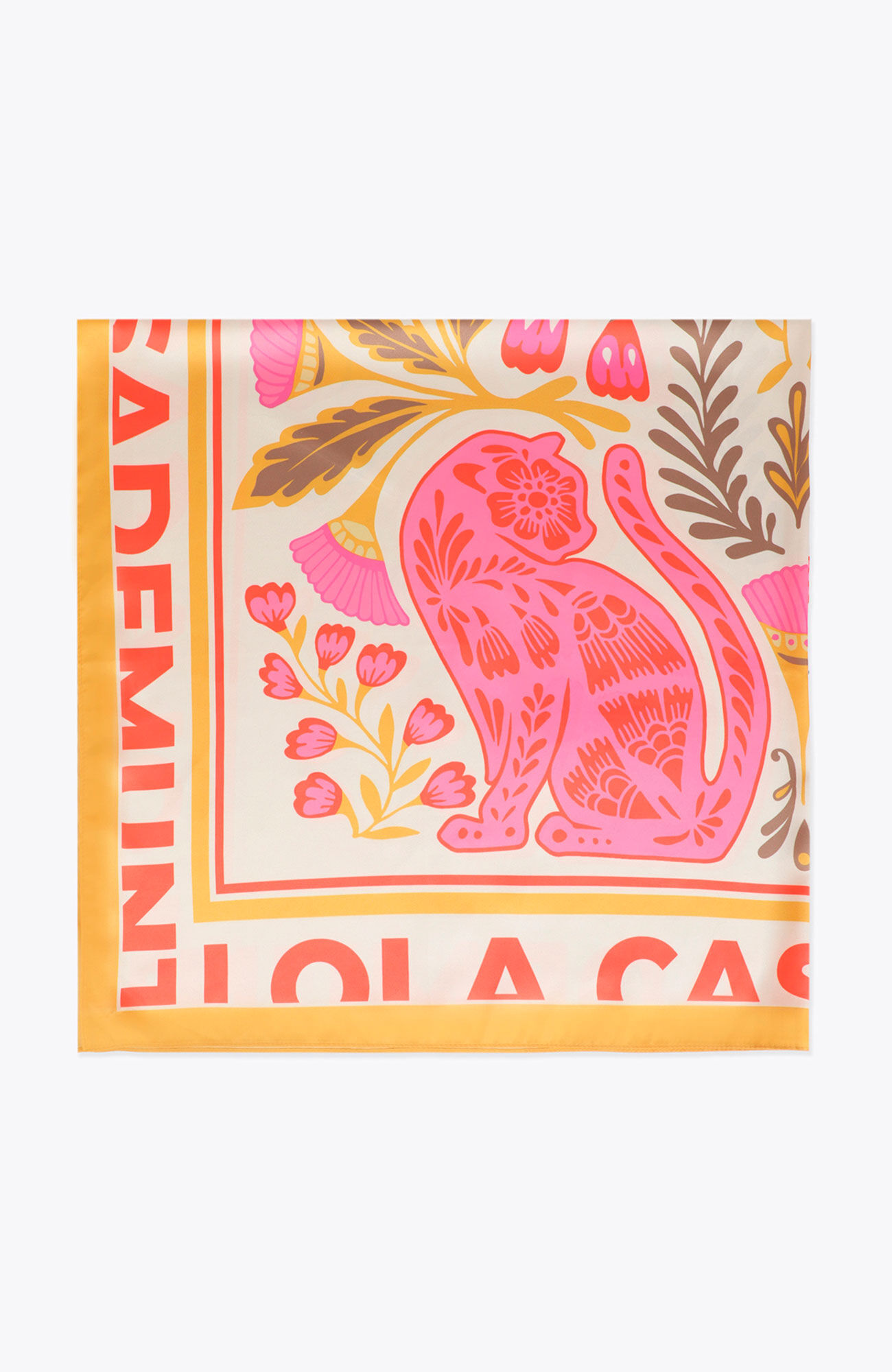 Lola Casademunt Len&ccedil;o acetinado Amarelo
