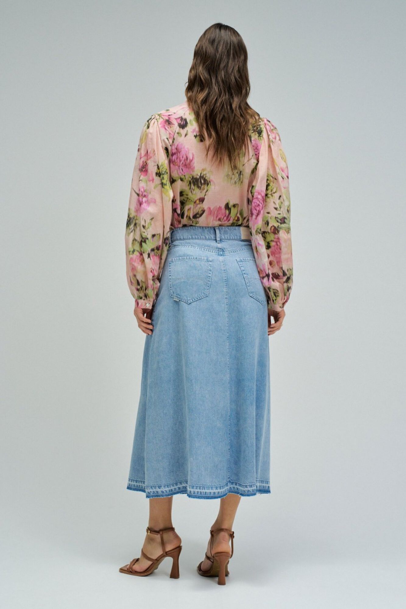 Salsa Jeans Saia denim leve Azul
