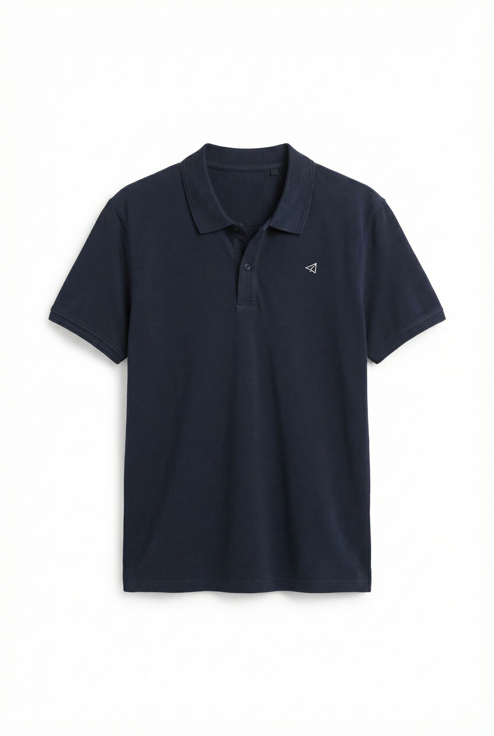 OOTO Piqu&eacute; basic polo shirt Navy