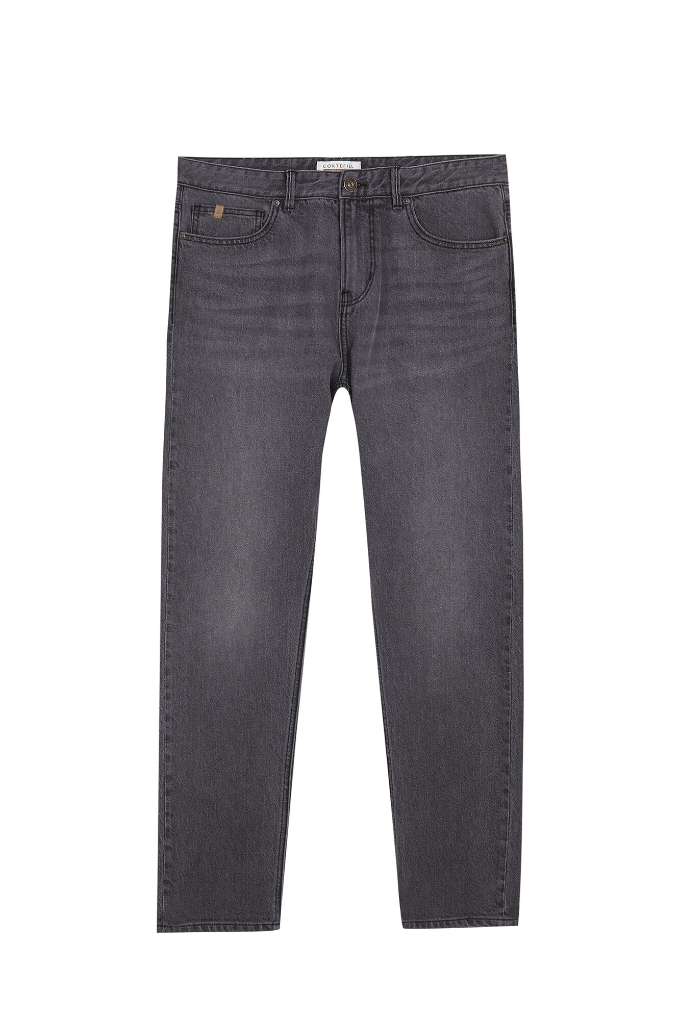Cortefiel Slim fit jeans Black