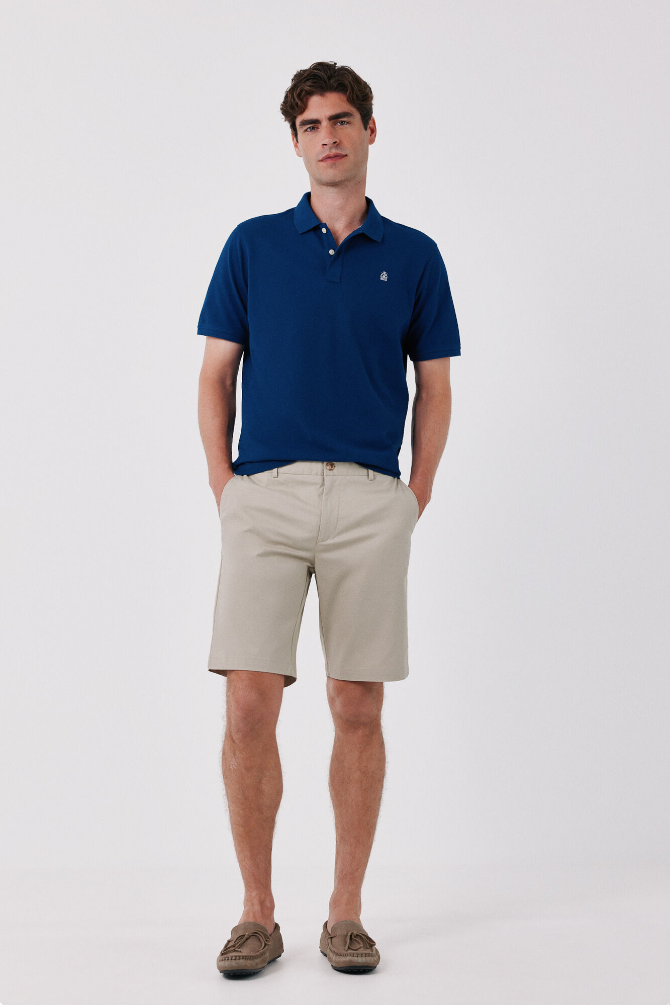 Cortefiel Printed regular Bermuda shorts