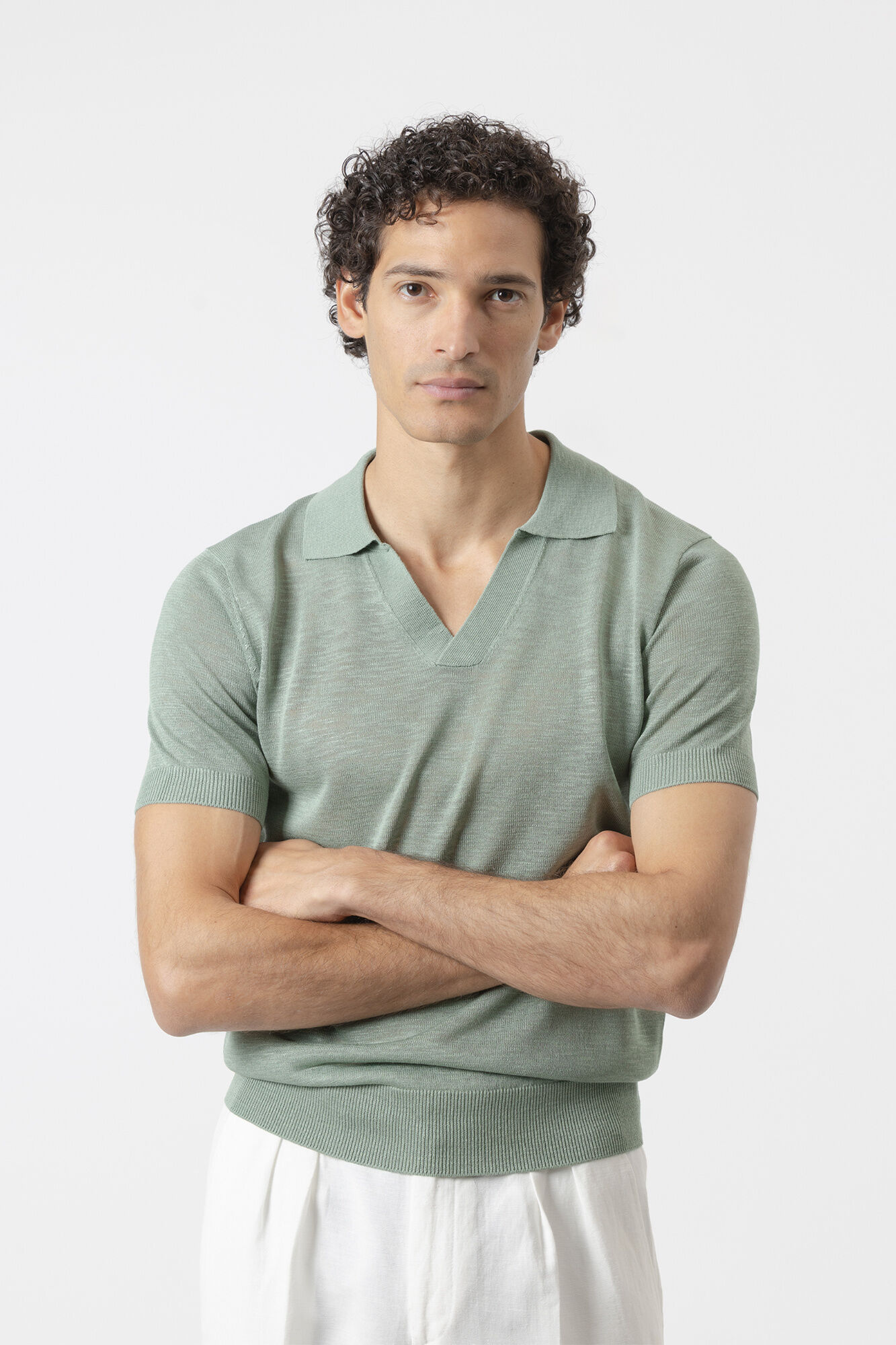 PuroEGO Jersey-knit polo shirt