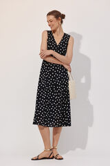 Cortefiel Print dots dress Multicolour