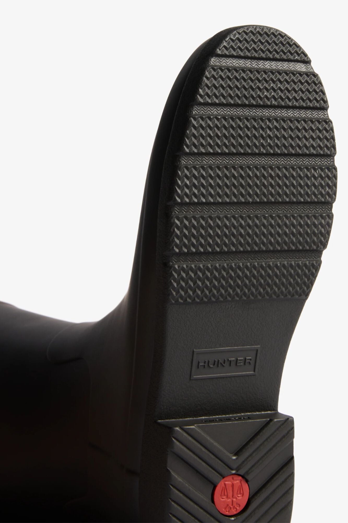 Hunter Refined trim riding boot Black