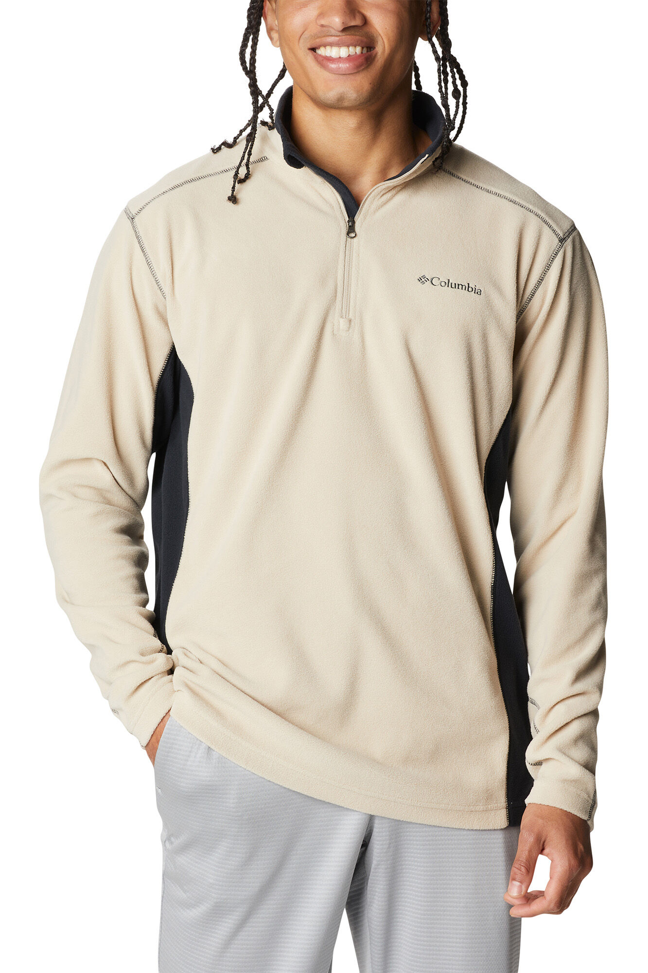 Columbia Forro de media cremallera Columbia Klamath Range&trade; II para hombre